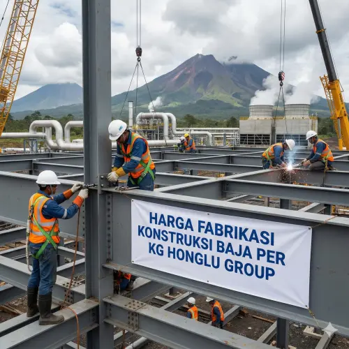 harga fabrikasi konstruksi baja per kg honglu group